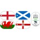 UK Provinces Flag Tags (by NE Geocaching Supplies)